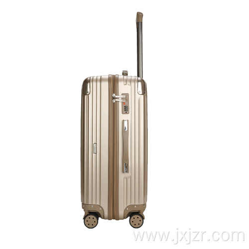 Ultra - quiet gold PC+ABS luggage case